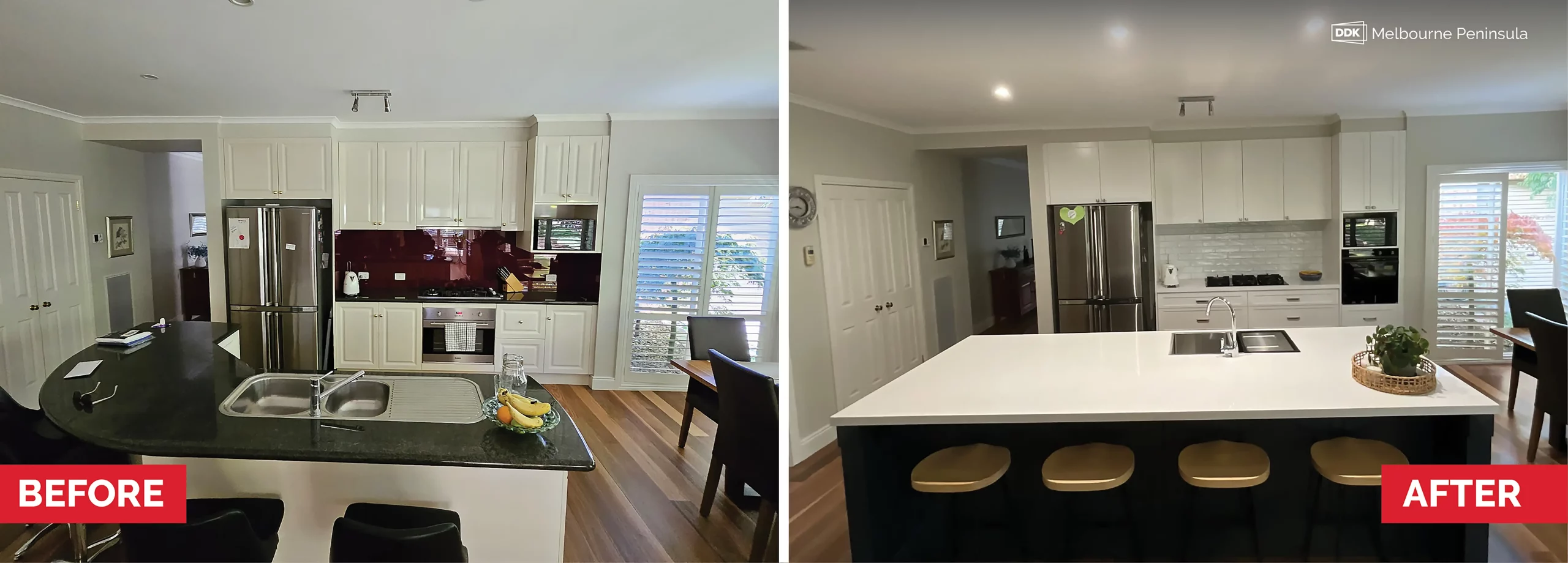 DDK Melbourne Peninsula Before and After
